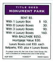 Monument Park Property Card