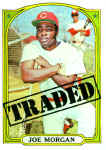 1972 Topps Traded Card 752 Joe Morgan