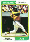 1974 Topps Card 130Reggie Jackson