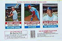 1976 Hostessfull three card panel