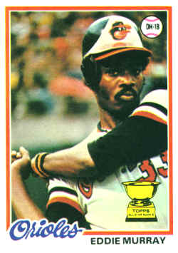 1978 Topps Card 36 Eddie Murray RC