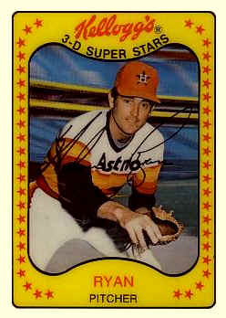 Back of 1981 Kellogg's Card 6 Nolan Ryan