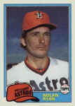 1981 Topps Card 240 Nolan Ryan