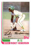 1982 Topps Card 610 Rickey Henderson