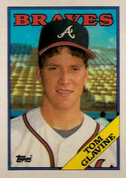 1988 Topps Card 779 Tom Glavine RC