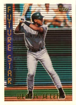 1995 Topps Card 199 Derek Jeter FS