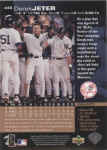 Back of 1997 Upper Deck Card 440 Derek Jeter