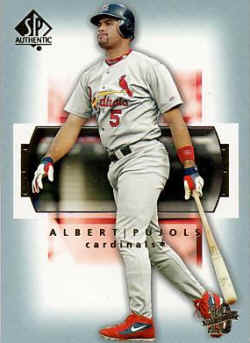 2003 SP AuthenticCard 54 Albert Pujols