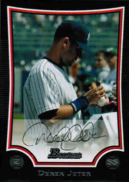 2009 Bowman Card 80 Derek Jeter