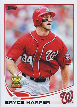 2013 Topps Bryce Harper Card 1