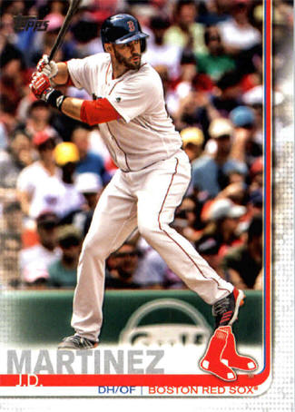 2019 Topps J.D. Martinez card 77