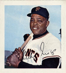 1964 Wheaties Player Stamp Willie Mays