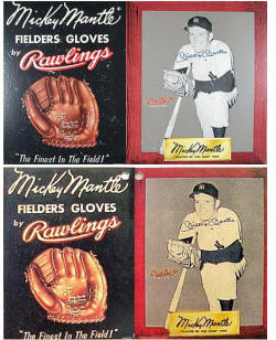 Fake Mickey Mantle Glove Tag