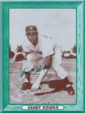 1958 Bell Brand Dodgers Sandy Koufax