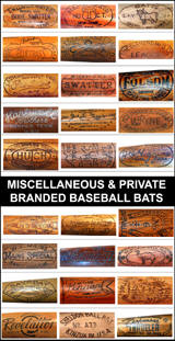 MISCELLANEOUS & PRIVATE BRANDEDBASEBALL BAT LABELS